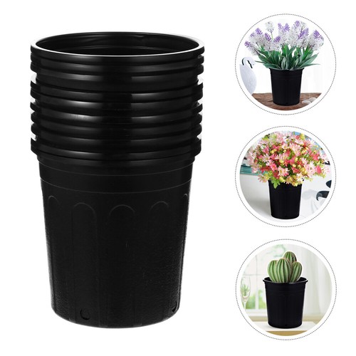 10 Pcs Root Control Plastic Flower Pot Garden Plant Pots Decorative | eBay