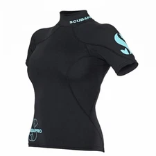 Scubapro Womens Short Sleeve Rash Guard UV 50+ Protection Lightweight Dive Shirt