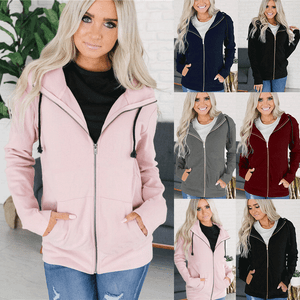 Womens-Zip-up-Hoodie-Hooded-Jacket-Ladies-Coat-Sweatshirt-Tops-Sweatshirt-S-3XL