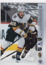 2020-21 UPPER DECK EXTENDED SERIES TOMAS NOSEK CLEAR CUT PARALLEL