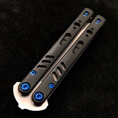 Blue Titanium [// Screw set //] (No Knife ) for BRS Replicant (10 Screws) 