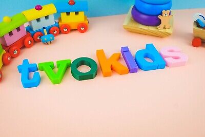 TVOKIDS Logo 3D Printed Letters Pretend Play Kids Toy Gift