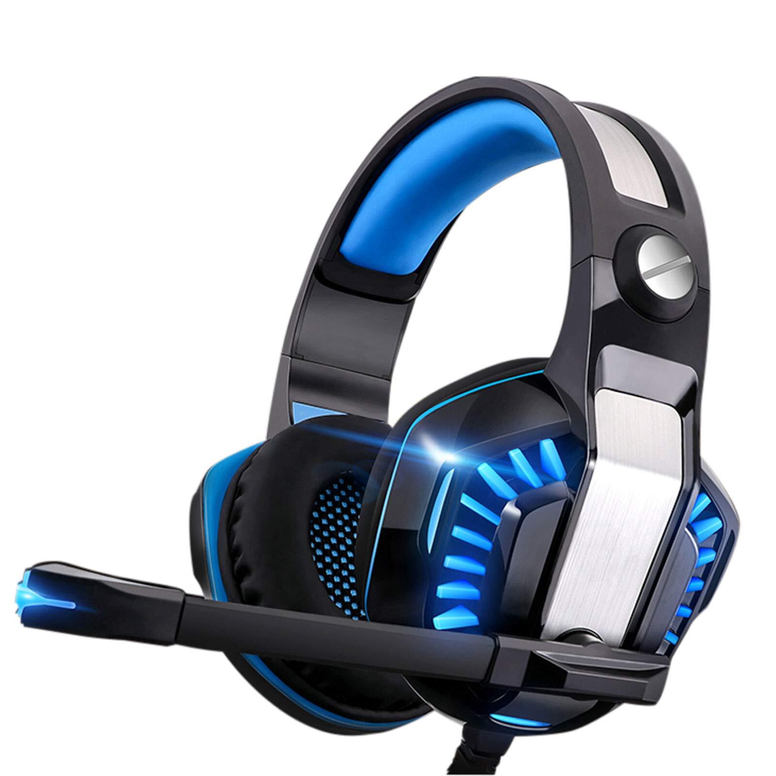 Gaming Headset for Xbox One,PS4,PC,Laptop,Tablet with Mic,Pro Over Ear Headph...-image
