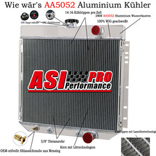 4 Reihe Aluminium Wasser Kühler Für 67-1969 Ford Mustang Cougar XR7 V8