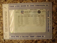Pacific Fruit Express PFE Ice Reefers Overland Microscale HO Decal MC-4240 OOP