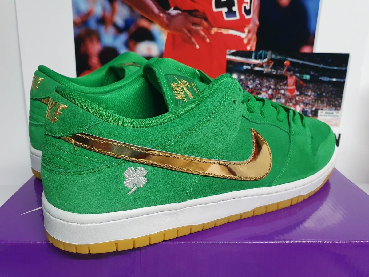 Nike SB Dunk Low Pro St. Patrick's Day Men's UK 10 EUR 45 (BQ6817