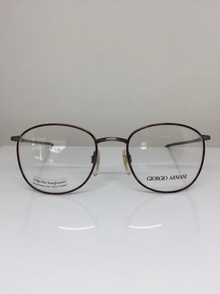 Nuevo DE COLECCIÓN Giorgio Armani 268 GA 268 C. 1017 Tortuga y Bronce 50mm Foto 3 de 4