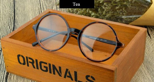 Hot Vintage Runde Brillenfassung Vollrand Computerbrille Brille RX fähig - Bild 12 von 14