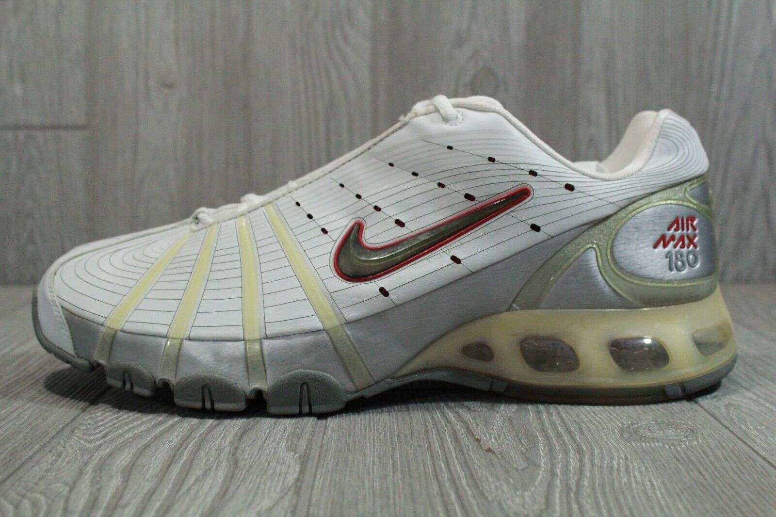 New Rare Vintage Nike Air Max 180 TR White Trainer Shoes 2006 Mens Size 13  OSS