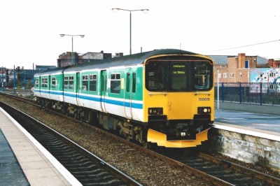 150015 Central Trains (2 Wagenformation) 6x4 Qualitäts Schienenfoto           