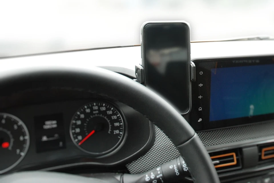 Supporto Cellulare Automatico con Clip 360° per Dacia Sandero 3, Logan 3, Jogger - Image 3 of 4