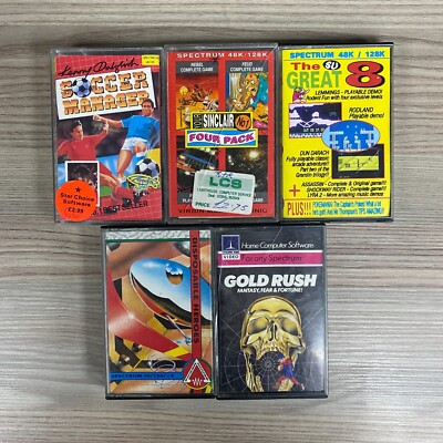 36 UNTESTED SINCLAIR ZX SPECTRUM COMPUTER GAMES CASSETTE TAPES