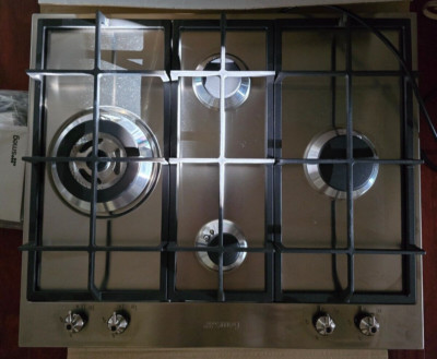 Smeg 60cm Stainless Steel Gas Cooktop