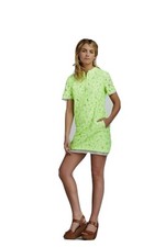 $398 Diane Von Furstenberg Floral Lace Warner Shift Dress (Honeydew Green)