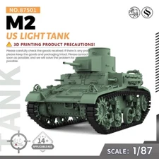 1/87 Military Model Kit US M2 Light Tank