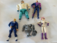 VINTAGE 1988 Hasbro COPS N CROOKS Action Figure Lot w/ Robot