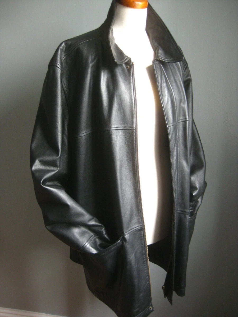 M&s leather shop jackets mens