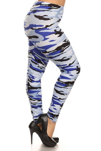 Womens Plus Size Graphic Print Pattern Buttery Soft Leggings - Picture 46 of 228