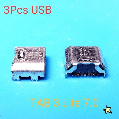 3X USB Charging Port Plug DC Jack for Samsung Galaxy Tab 3 Lite SM-T110 T111 7.0