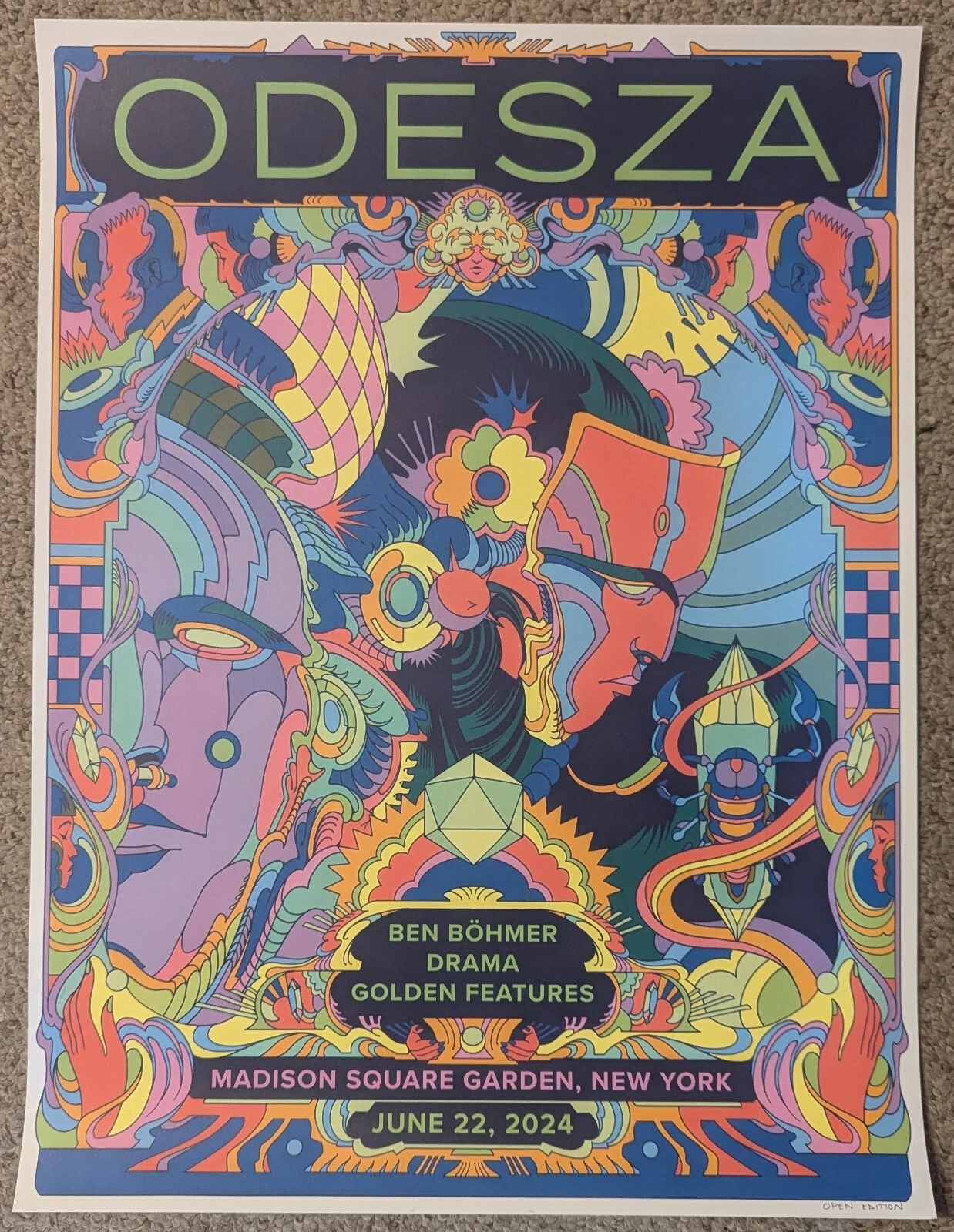The Last Goodbye Finale — Madison Square Garden, New York Poster Ben Böhmer Drama Golden Features