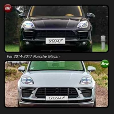 LED Headlights For Porsche Macan 2014-2018 Laser Matrix Animation Front Lamps