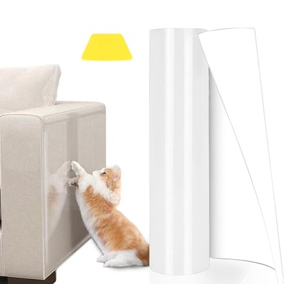 Anti Cat Scratch Furniture Protector 11.8in × 196.8in Couch Protector from Ca...