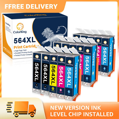 15pk For HP564 XL Ink For Officejet 4622 4620 Deskjet 3520 3521 3522 ...