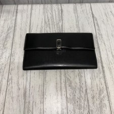 Black Vintage Coach Wallet Leather