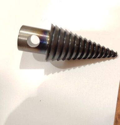 cone splitter RIGHT HAND THREAD Log Splitter Replacement Tip HARDENED 28mm Shaft SCHEPPACH