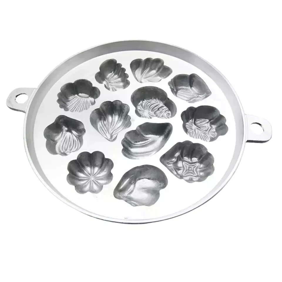 12 cavity Multi Floral Cast Aluminium Cornbrea