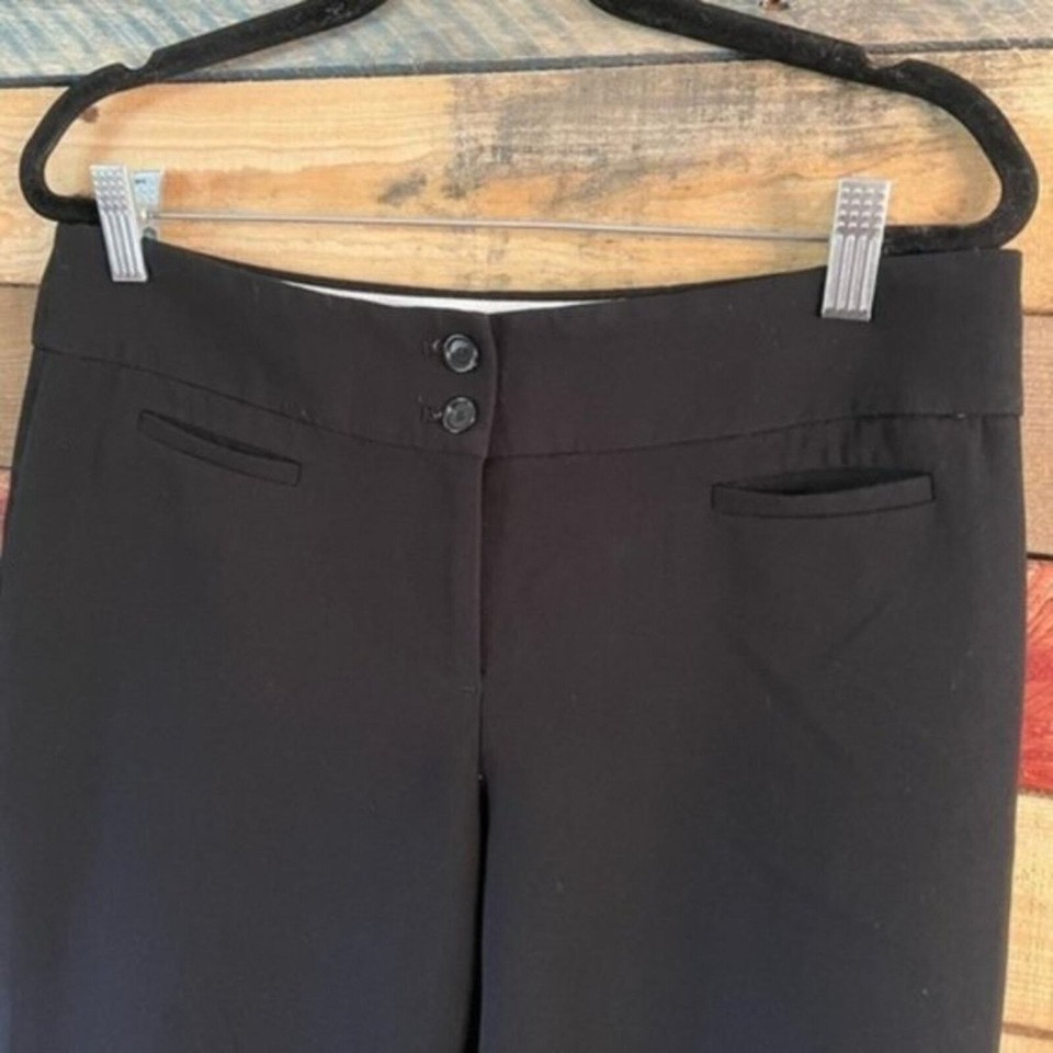 Loft Black Dress Pants‎ Size 6 eBay