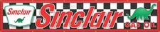 SINCLAIR DINO GAS SERVICE STATION LETTER SIGN REMAKE BANNER ART MURAL 24" x 120"