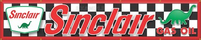 SINCLAIR DINO GAS SERVICE STATION LETTER SIGN REMAKE BANNER ART MURAL 24'' x 120''