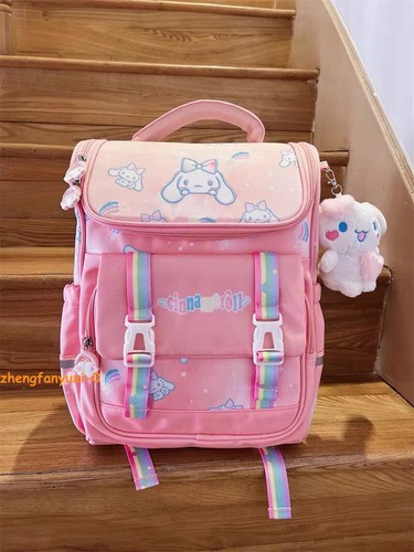 Anime Cinnamoroll Cartoon Rucksack Schüler Umhängetasche Schultasche für 1-6 Klassen - Bild 21 von 30