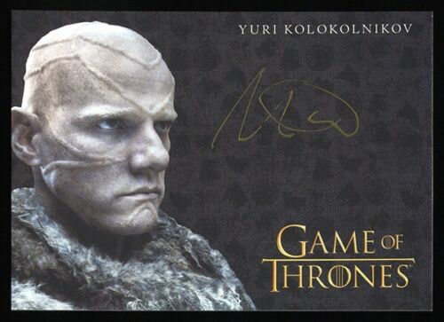 Game of Thrones Iron Anniversary Series 2 - Yuri Kolokolnikov Autograph Card - Picture 1 of 1