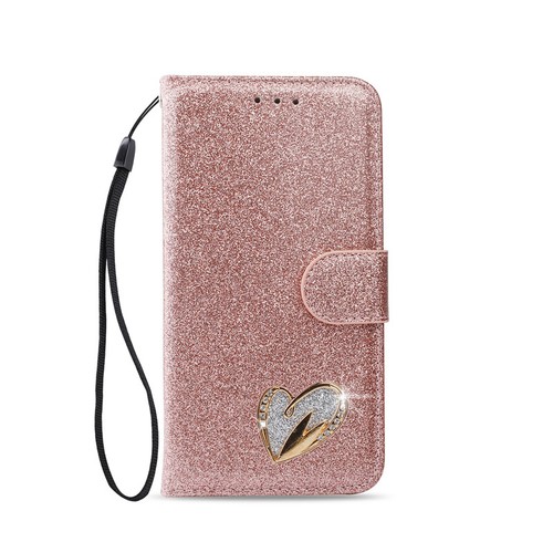 Glitter Leather Wallet Case Card Flip Cover for Samsung Galaxy S10e S10+ S9 S8+ - Picture 21 of 25