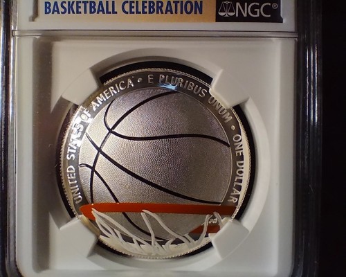 2020 P & S Basketball HOF Colorized Proof 2 Coin Set NGC PF70 UC Tip Off Release - Picture 8 of 24