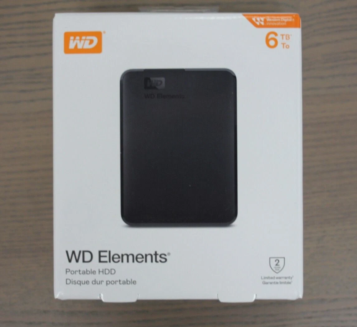 Western Digital Black External Hard Disk Drives 6 TB Storage