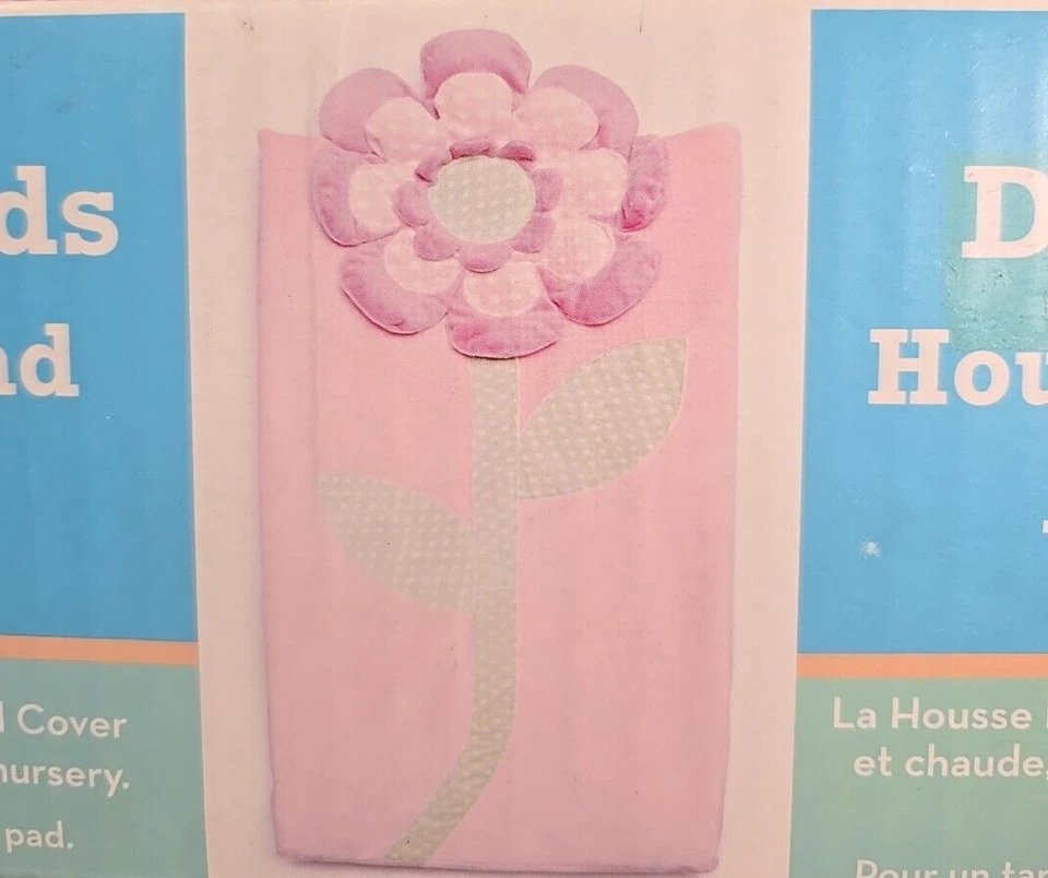 Funda Almohadilla Cambiadora Bebé Cocalo Flor Floral Acogedores Amigos NUEVO Rosa Púrpura SUAVE Foto 3 de 4