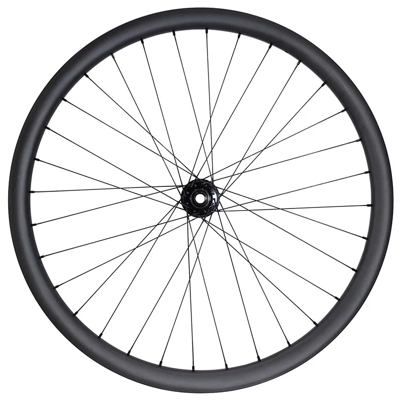 27.5er MTB AM Carbon Wheelset Hookless Symmetric 35mm Wide 24H 28H HG XD MS - Image 4 of 4