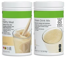 Formula 1 Healthy Meal Nutritional Shake French Vanilla and protein vanilla