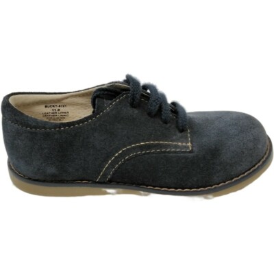 Footmates Bucky- Big Boy (Size 11)- Formal Oxford Shoes- Navy- *New W/ Defects