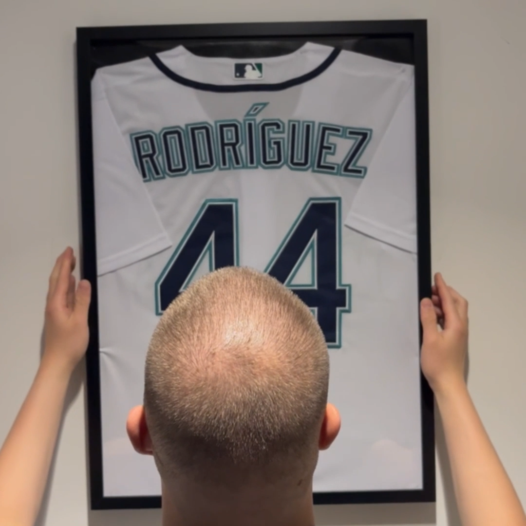Seattle Mariners Julio Rodríguez Jersey Framed, Julio Rodríguez