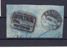 CHILE Due Tax postmark MULTADA COQUIMBO 10c on piece