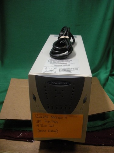 PowerVar ABCE800-11 Uninterruptible Power Supply UPS p/n# 54080-94R