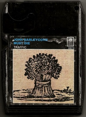 TRAFFIC ~JOHN BARLEYCORN MUST DIE 1970 UNITED ARTISTS (U8216) 8-TRACK /PLAY TEST
