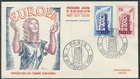 LS74734 France 1956 Europa CEPT FDC used