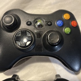 Microsoft Xbox 360 E 250GB Console  Lot: 2 OEM Controllers Wires Factory Reset