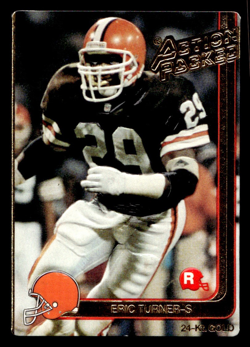 1991 - Eric Turner Football card Cleveland Browns Raw Trading Card