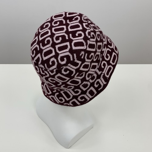 Cappello vintage DOLCE & GABBANA D&G Italia unisex monogramma lana/acrilico secchiello OS - Foto 7 di 14